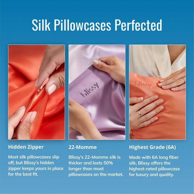 Blissy Silk Pillowcase: Beauty Sleep Essential